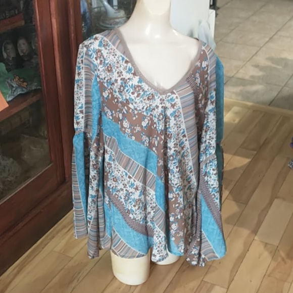 3X Cute Bohemian blouse